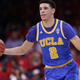 Lonzo Ball playing basketball.